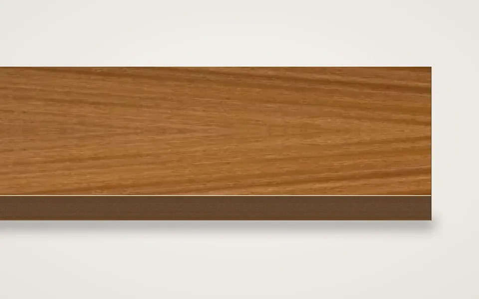 Afrormosia furnierte HDF-Platte 7 mm – 600 × 800 mm, Zuschnitt nach Maß