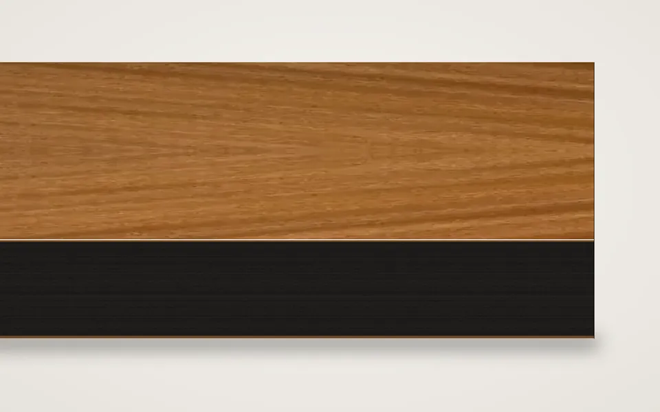 Afrormosia furnierte MDF-Platte schwarz durchgefärbt 20 mm – 600 × 800 mm, Zuschnitt nach Maß