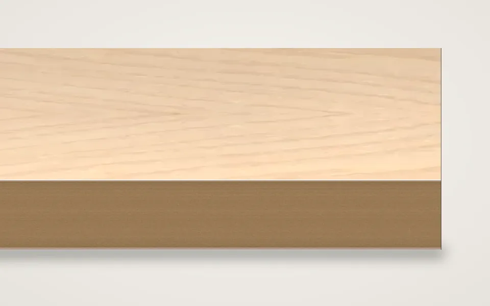 Ahorn amerikanisch furnierte MDF-Platte 19 mm – 500 × 1000 mm, Zuschnitt nach Maß