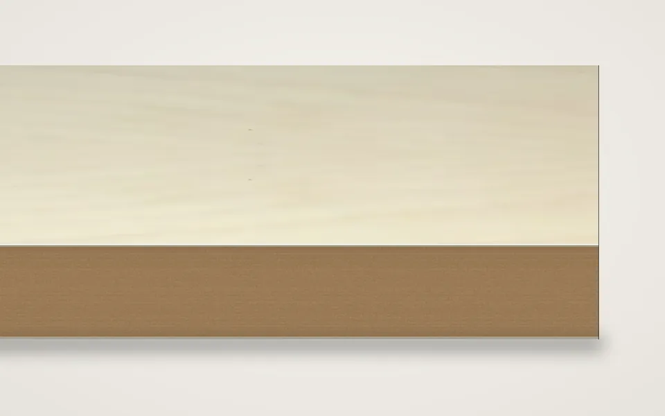 Ahorn europäisch furnierte MDF-Platte 19 mm – 600 × 800 mm, Zuschnitt nach Maß
