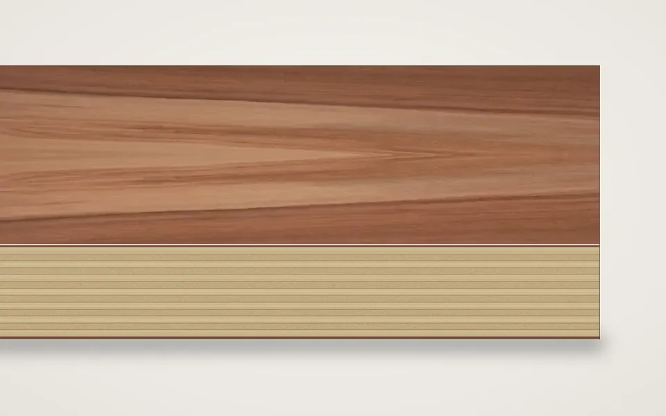 Apfelbaum furnierte Multiplexplatte (Birke) 19 mm – 600 × 800 mm, Zuschnitt nach Maß