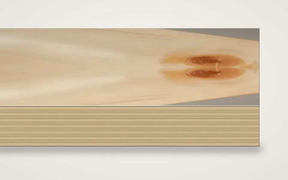 Astfichte furnierte Multiplexplatte (Birke) 19 mm – 600 × 800 mm, Zuschnitt nach Maß