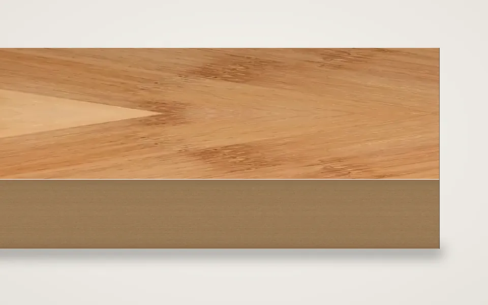 Bambus furnierte MDF-Platte 19 mm – 600 × 800 mm, Zuschnitt nach Maß