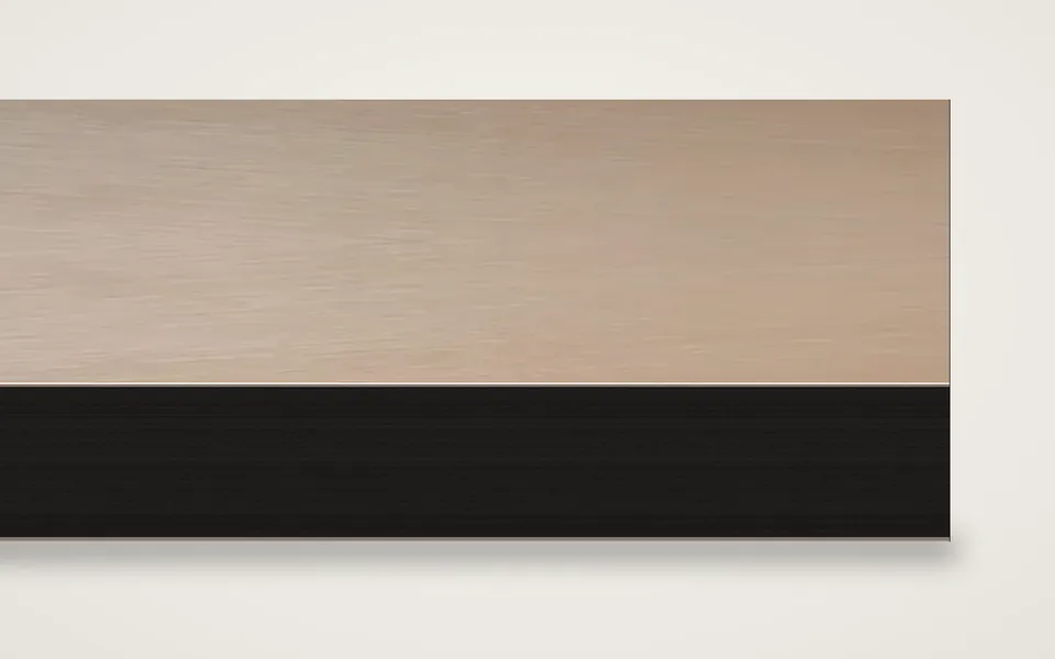 Birke gemessert furnierte MDF-Platte schwarz durchgefärbt 20 mm – 600 × 800 mm, Zuschnitt nach Maß