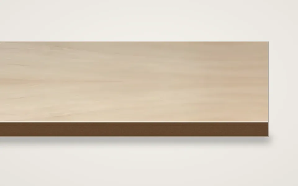 Birke geschält furnierte HDF-Platte 7 mm – 500 × 1000 mm, Zuschnitt nach Maß