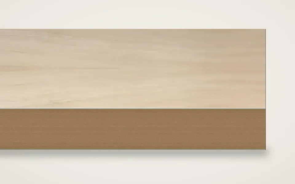 Birke geschält furnierte MDF-Platte 19 mm – 600 × 800 mm, Zuschnitt nach Maß