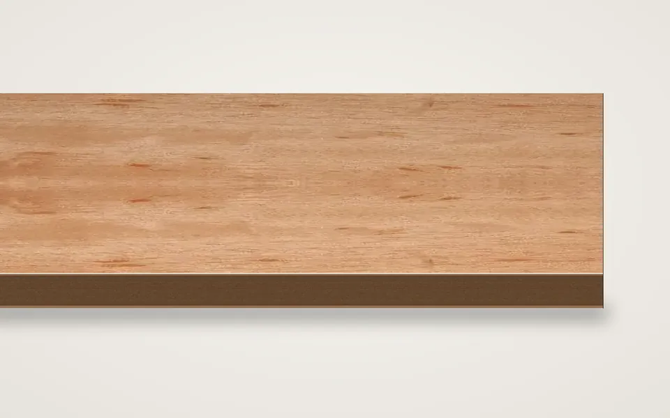 Bossé furnierte HDF-Platte 7 mm – 600 × 800 mm, Zuschnitt nach Maß