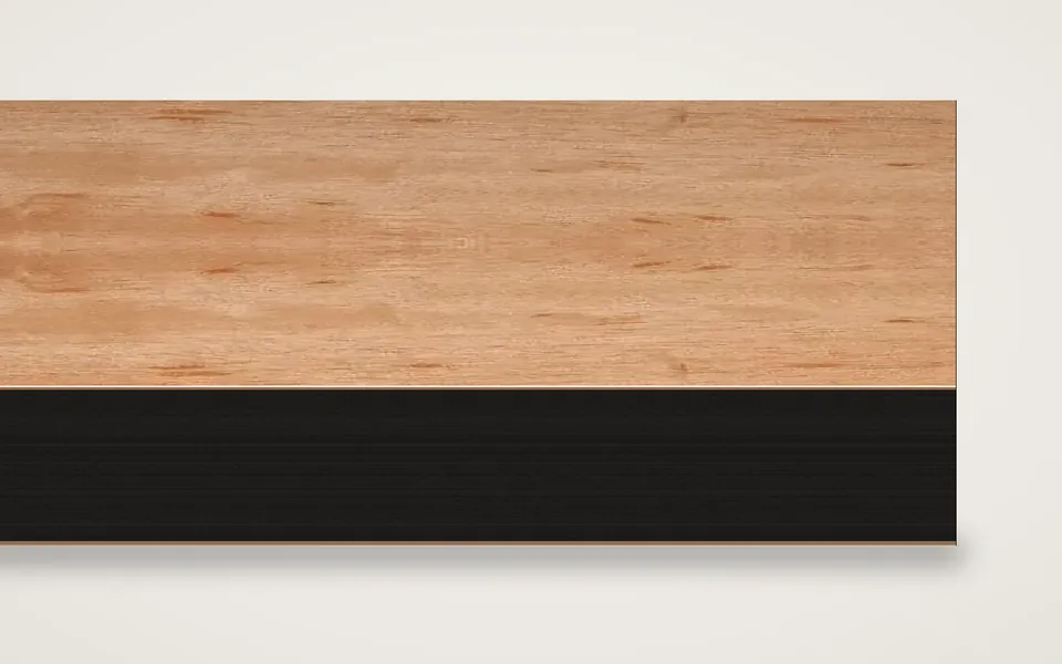 Bossé furnierte MDF-Platte schwarz durchgefärbt 20 mm – 600 × 800 mm, Zuschnitt nach Maß