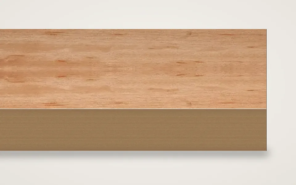 Bossé furnierte MDF-Platte 19 mm – 500 × 1000 mm, Zuschnitt nach Maß