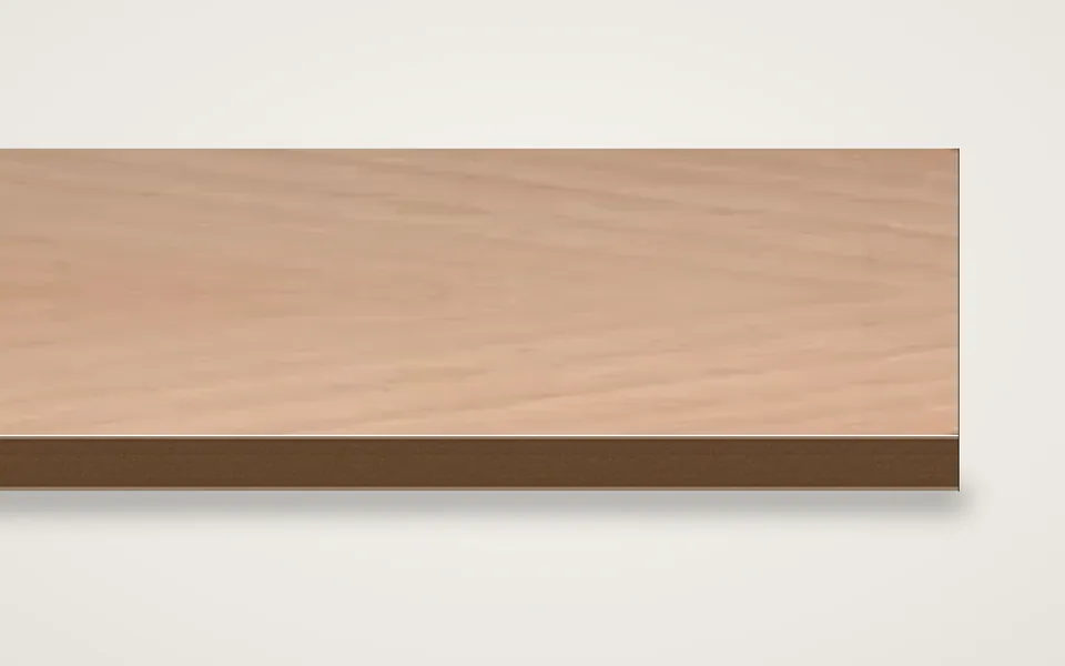 Buche gedämpft furnierte HDF-Platte 7 mm – 600 × 800 mm, Zuschnitt nach Maß