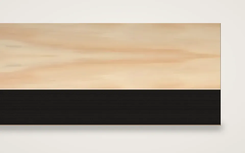 Carolina Pine furnierte MDF-Platte schwarz durchgefärbt 20 mm – 600 × 800 mm, Zuschnitt nach Maß