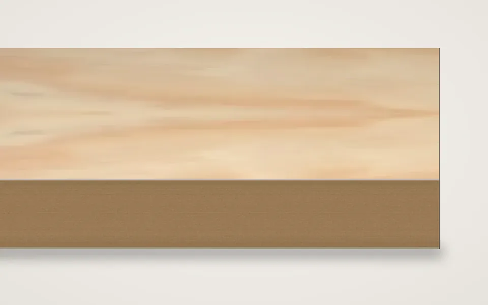 Carolina Pine furnierte MDF-Platte 19 mm – 600 × 800 mm, Zuschnitt nach Maß