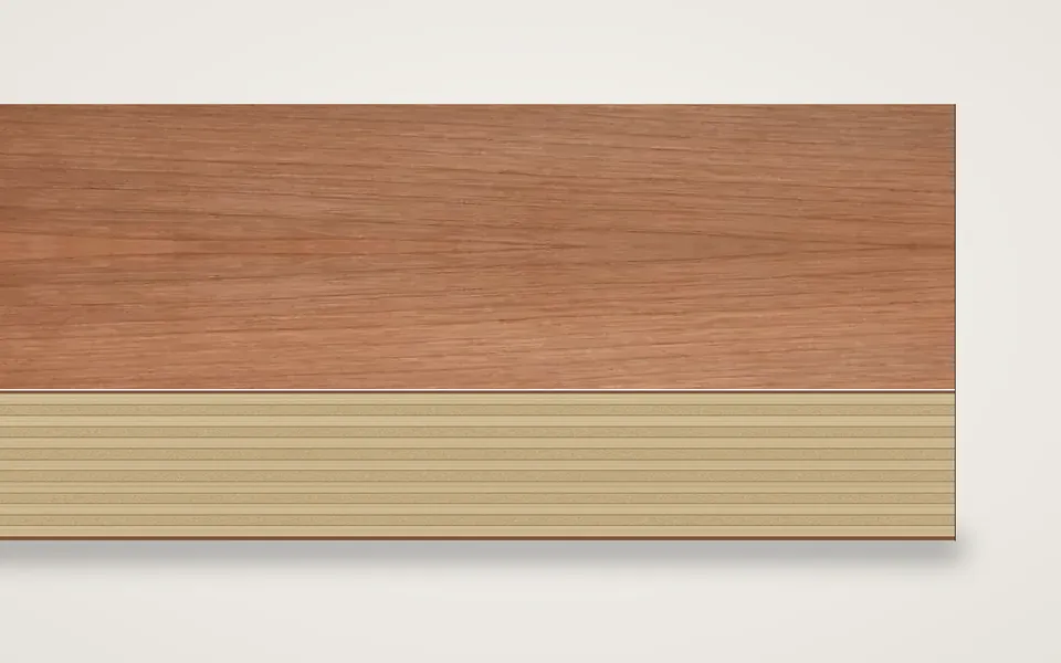 Cherry furnierte Multiplexplatte (Birke) 19 mm – 600 × 800 mm, Zuschnitt nach Maß