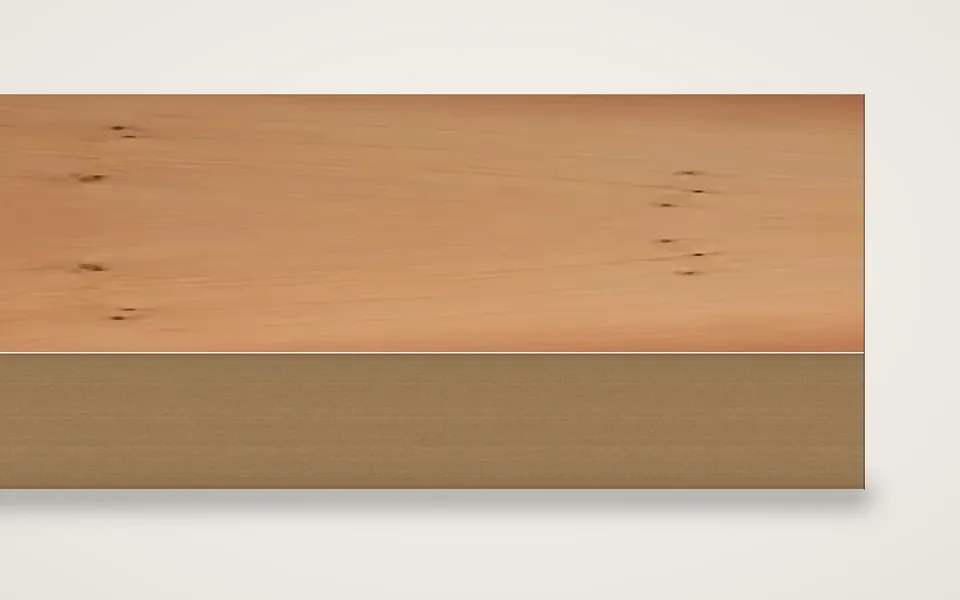Eibe furnierte MDF-Platte 19 mm – 600 × 800 mm, Zuschnitt nach Maß