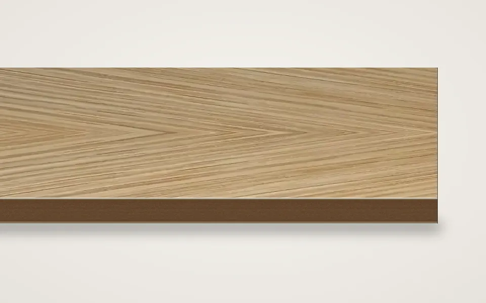 Eiche amerikanisch furnierte HDF-Platte 7 mm – 500 × 1000 mm, Zuschnitt nach Maß