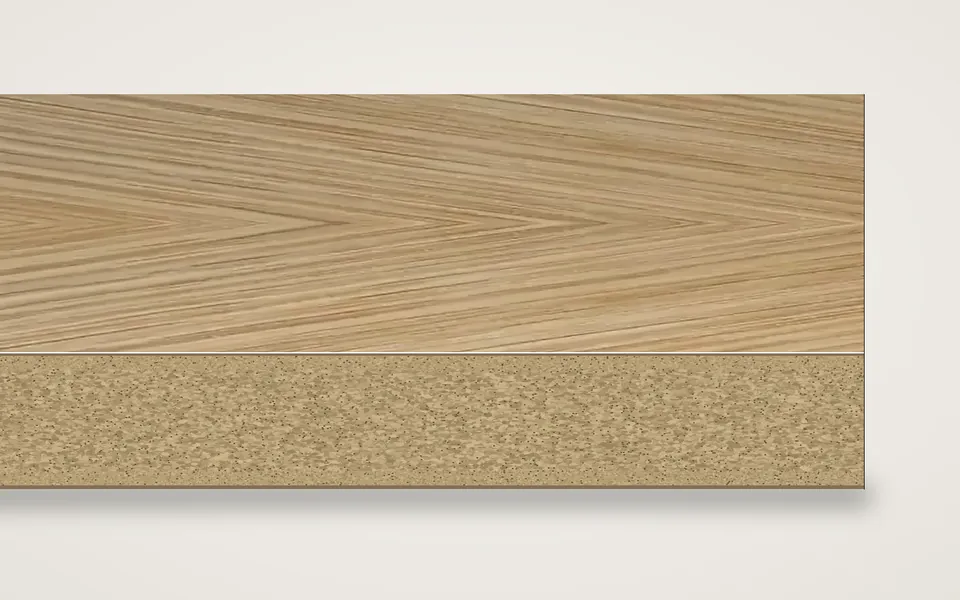 Eiche amerikanisch furnierte Spanplatte 19 mm – 600 × 800 mm, Zuschnitt nach Maß