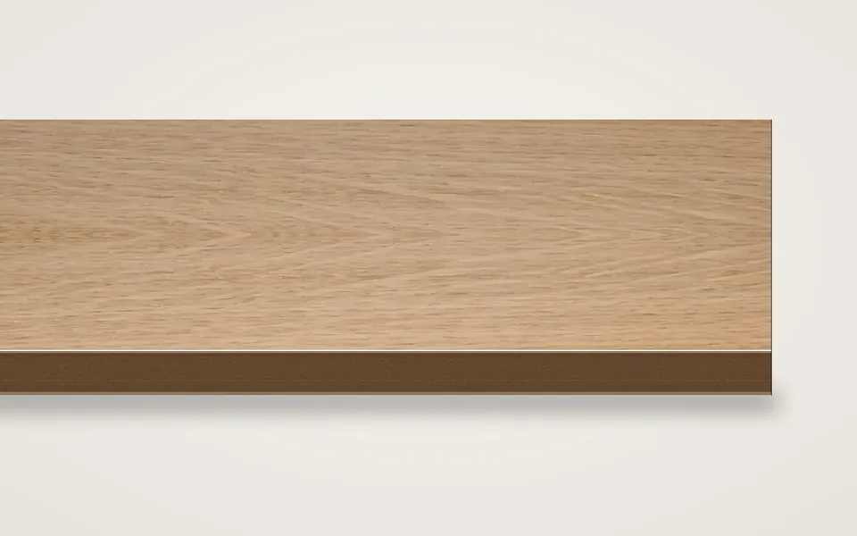 Eiche europäisch furnierte HDF-Platte 7 mm – 600 × 800 mm, Zuschnitt nach Maß