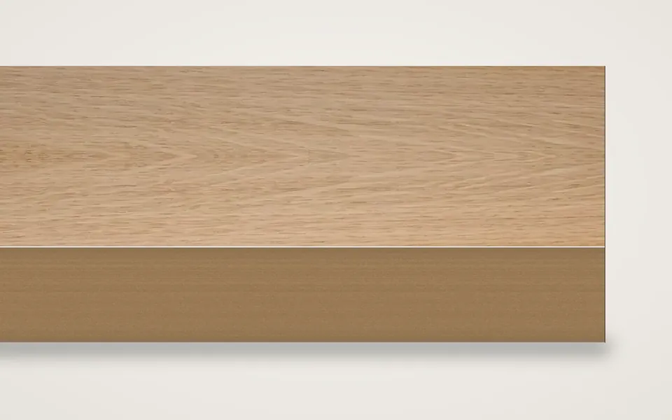 Eiche europäisch furnierte MDF-Platte 19 mm – 600 × 800 mm, Zuschnitt nach Maß