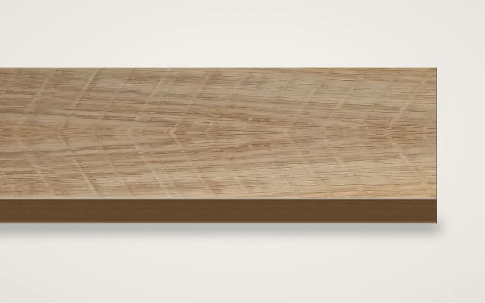 Eiche sägerau furnierte HDF-Platte 7 mm – 500 × 1000 mm, Zuschnitt nach Maß
