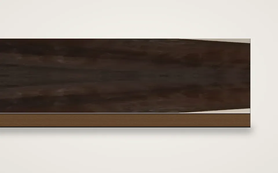 Eukalyptus geräuchert furnierte HDF-Platte 7 mm – 600 × 800 mm, Zuschnitt nach Maß