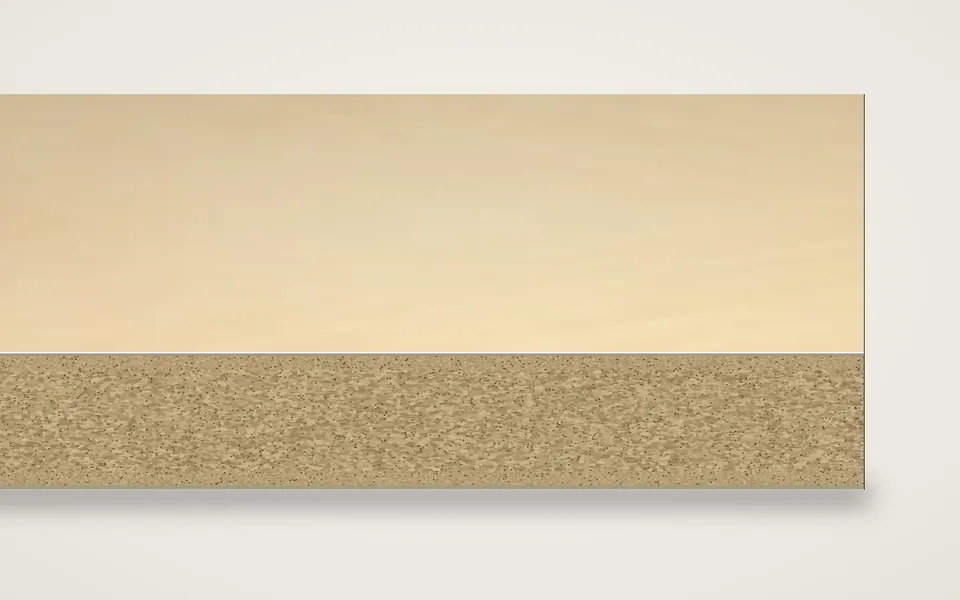 Fichte furnierte Spanplatte 19 mm – 600 × 800 mm, Zuschnitt nach Maß