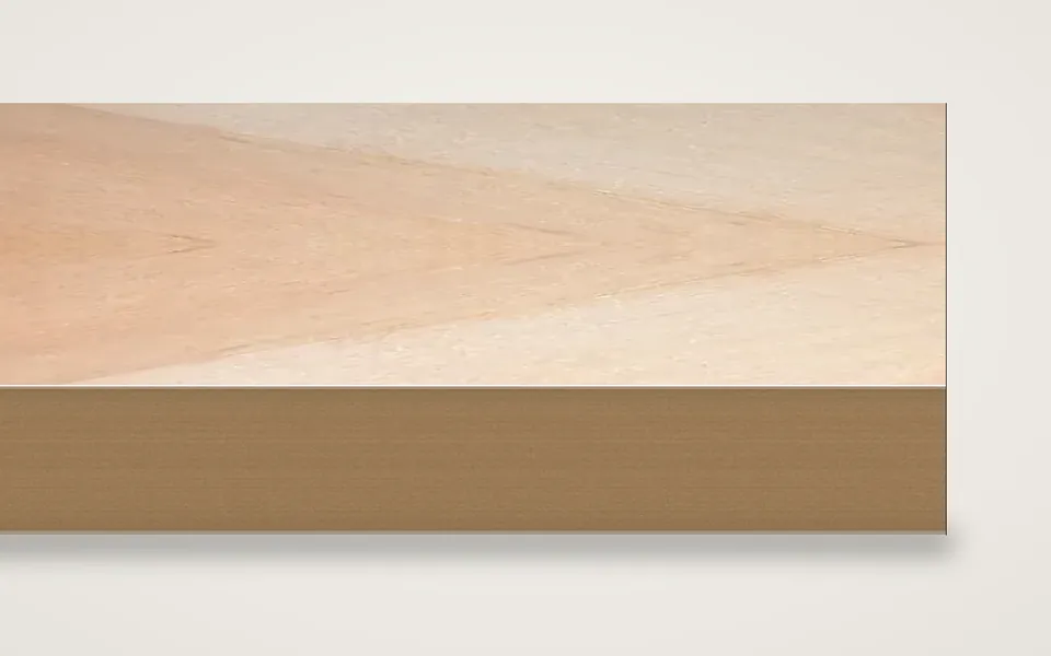 Hemlock furnierte MDF-Platte 19 mm – 600 × 800 mm, Zuschnitt nach Maß