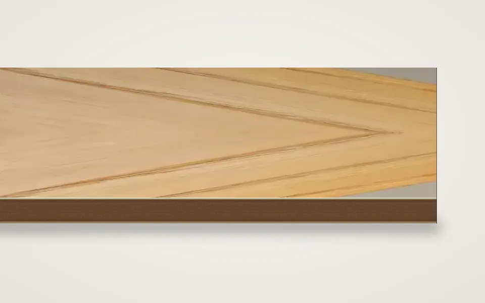 Kastanie furnierte HDF-Platte 7 mm – 500 × 1000 mm, Zuschnitt nach Maß