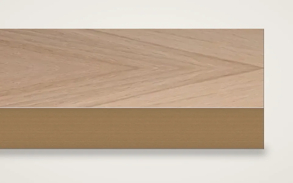 Kernbuche gedämpft furnierte MDF-Platte 19 mm – 500 × 1000 mm, Zuschnitt nach Maß