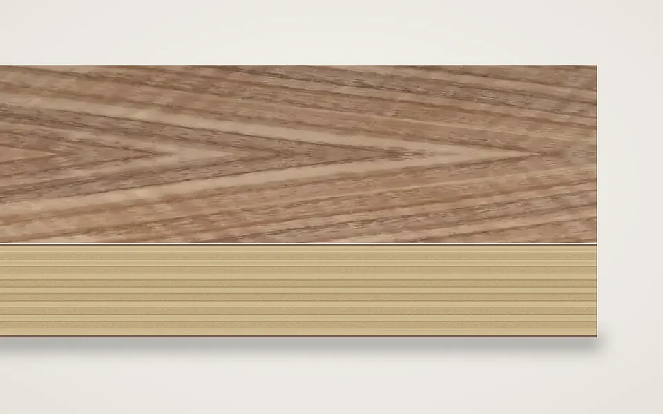 Kernesche furnierte Multiplexplatte (Birke) 19 mm – 600 × 800 mm, Zuschnitt nach Maß
