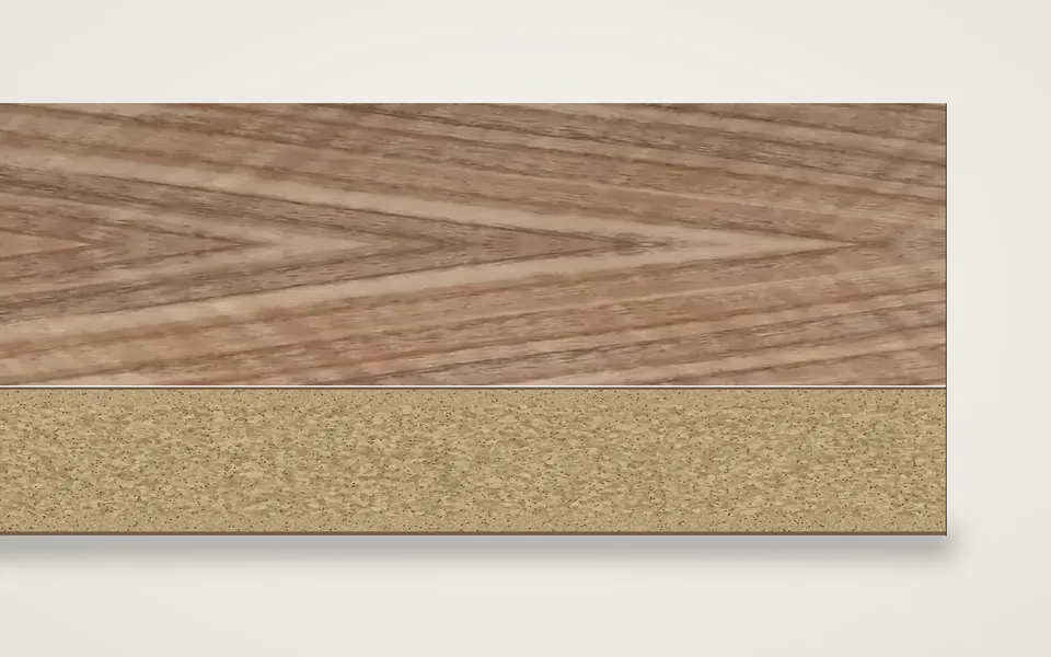 Kernesche furnierte Spanplatte 19 mm – 600 × 800 mm, Zuschnitt nach Maß