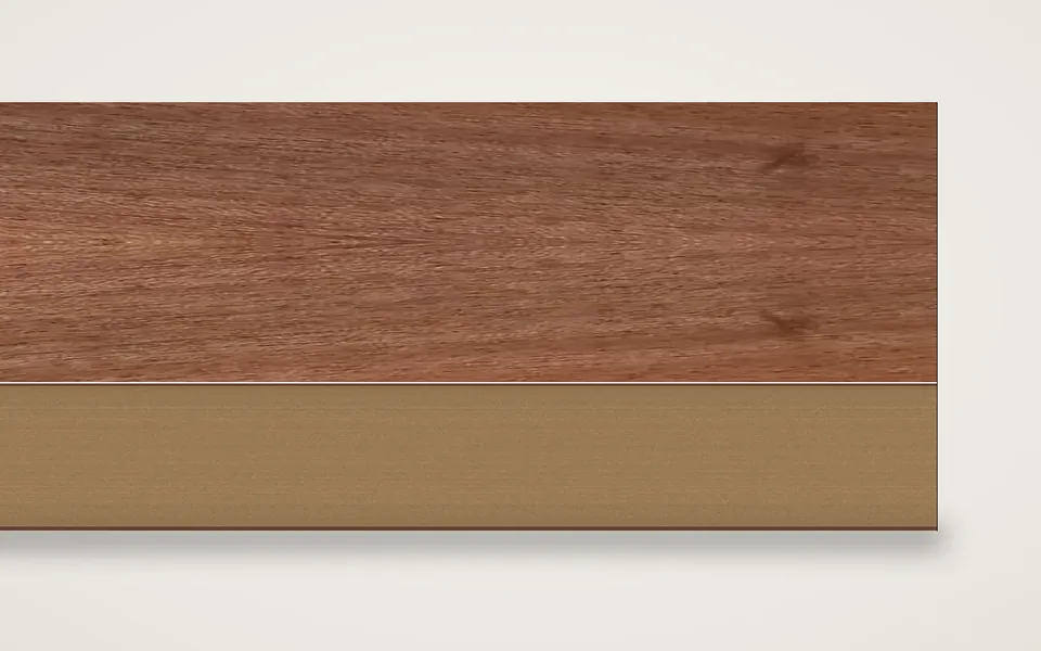 Khaya furnierte MDF-Platte 19 mm – 500 × 1000 mm, Zuschnitt nach Maß