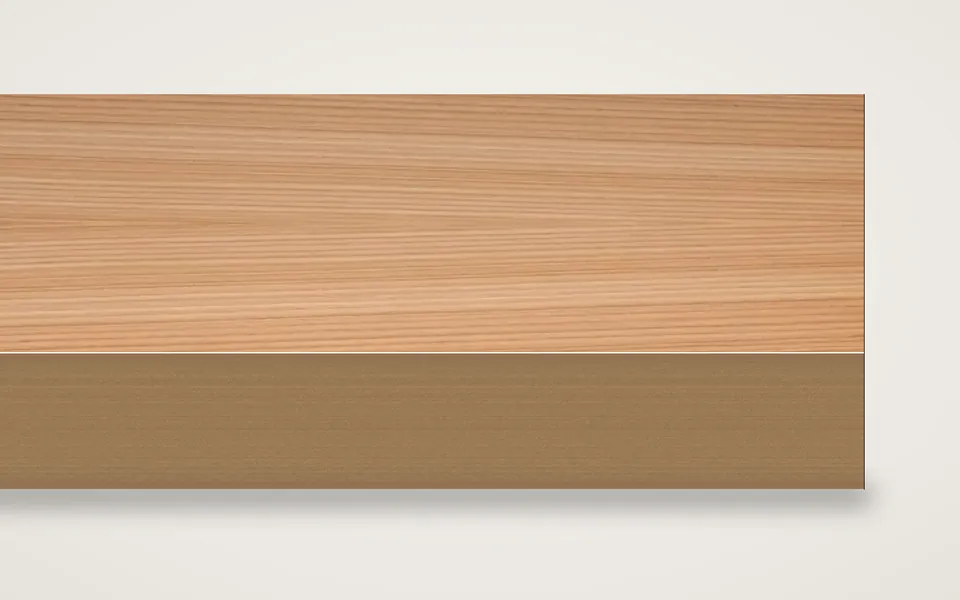 Lärche furnierte MDF-Platte 19 mm – 600 × 800 mm, Zuschnitt nach Maß