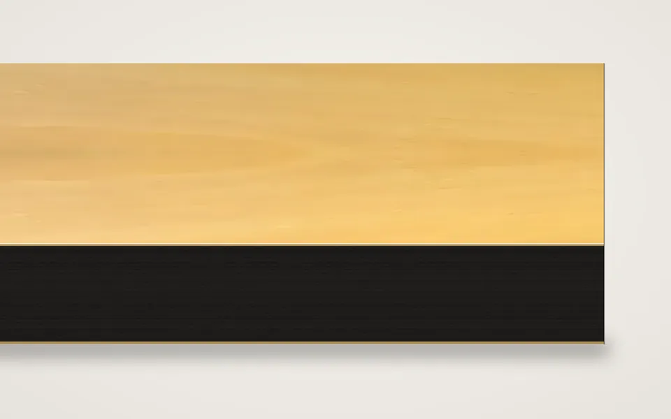 Linde gedämpft furnierte MDF-Platte schwarz durchgefärbt 20 mm – 500 × 1000 mm, Zuschnitt nach Maß