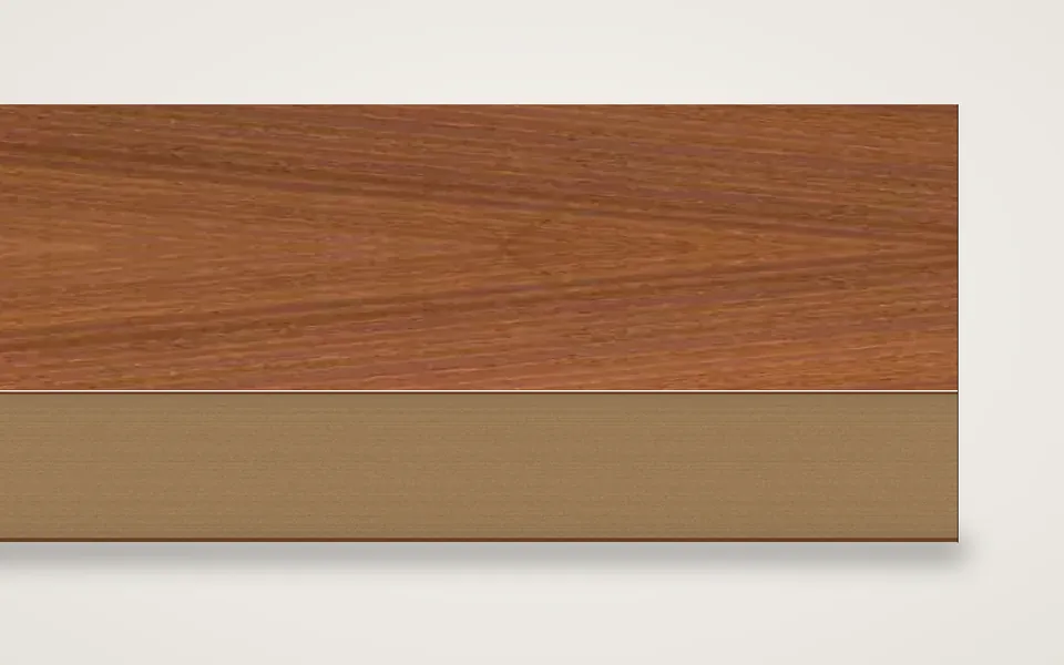 Mahagoni, Sapelli furnierte MDF-Platte 19 mm – 600 × 800 mm, Zuschnitt nach Maß