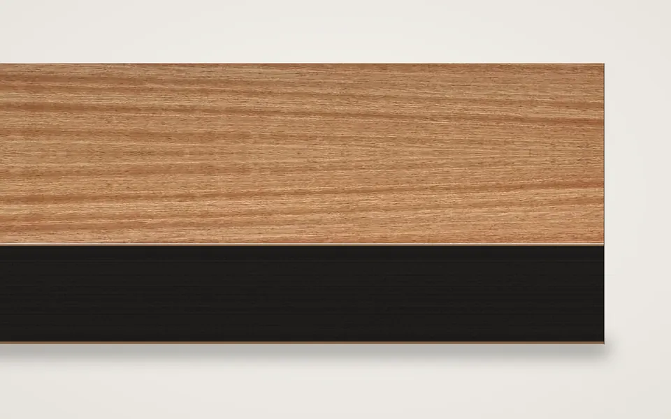 Makoré furnierte MDF-Platte schwarz durchgefärbt 20 mm – 600 × 800 mm, Zuschnitt nach Maß