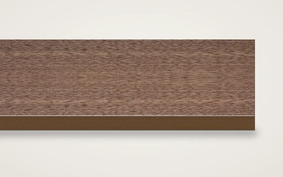 Nussbaum amerikanisch furnierte HDF-Platte 7 mm – 600 × 800 mm, Zuschnitt nach Maß