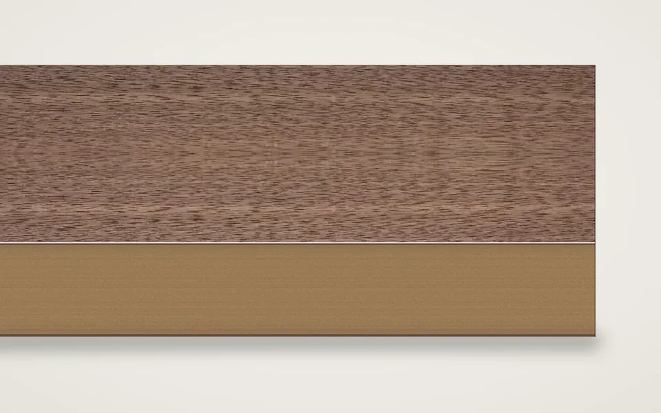 Nussbaum amerikanisch furnierte MDF-Platte 19 mm – 500 × 1000 mm, Zuschnitt nach Maß