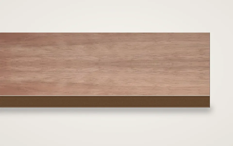 Nussbaum europäisch furnierte HDF-Platte 7 mm – 500 × 1000 mm, Zuschnitt nach Maß