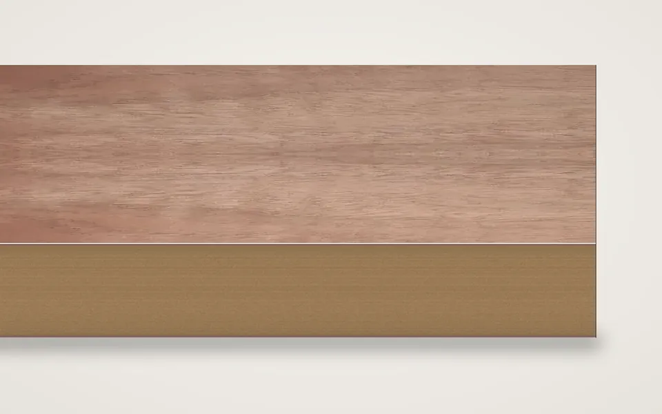 Nussbaum europäisch furnierte MDF-Platte 19 mm – 600 × 800 mm, Zuschnitt nach Maß