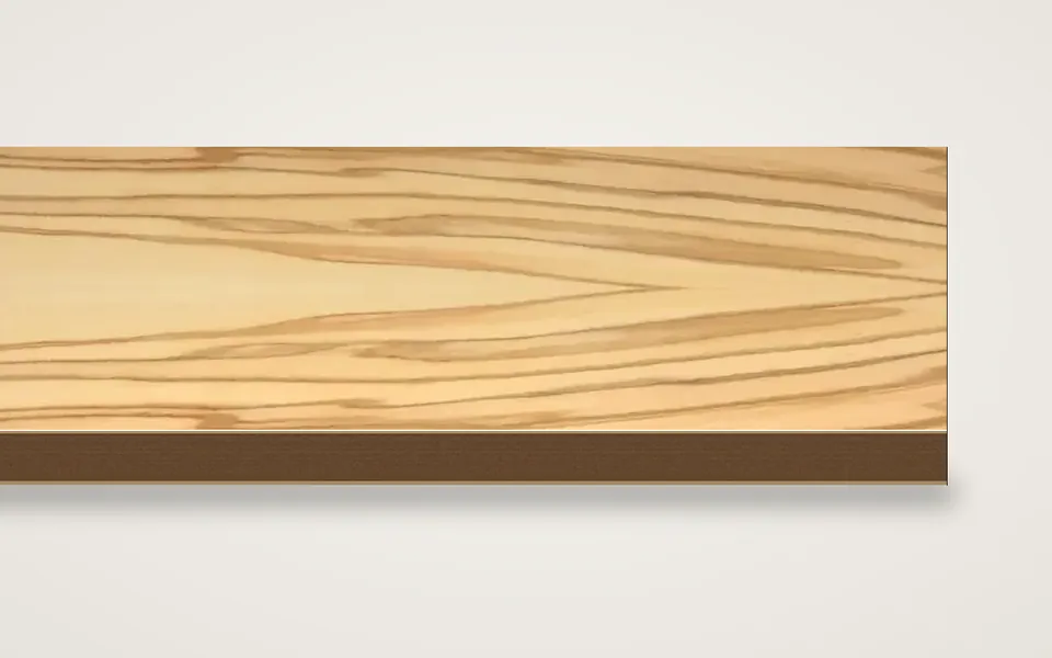 Olive furnierte HDF-Platte 7 mm – 600 × 800 mm, Zuschnitt nach Maß