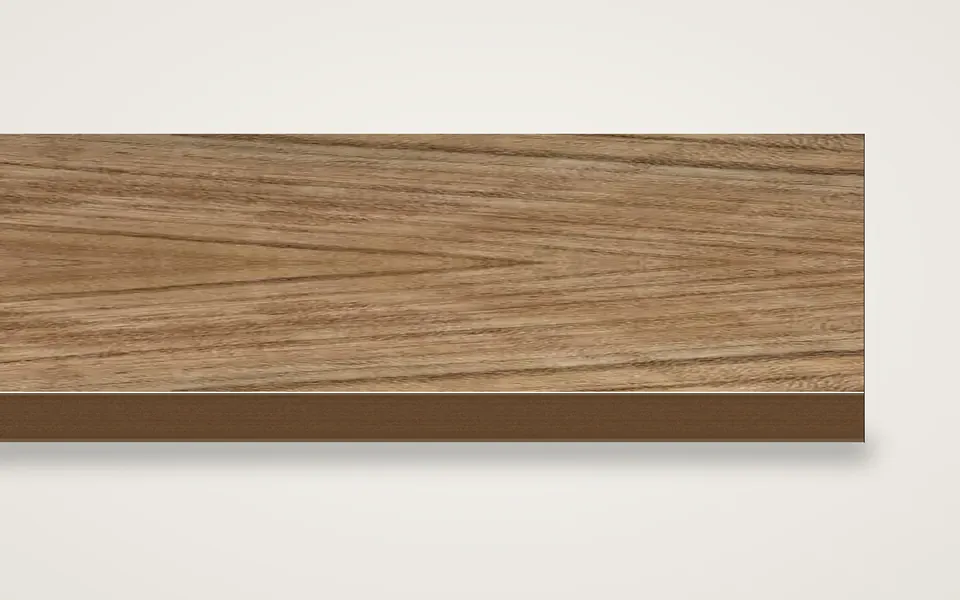 Ovangkol/Amazakoué furnierte HDF-Platte 7 mm – 500 × 1000 mm, Zuschnitt nach Maß