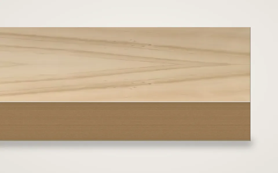 Pappel furnierte MDF-Platte 19 mm – 600 × 800 mm, Zuschnitt nach Maß