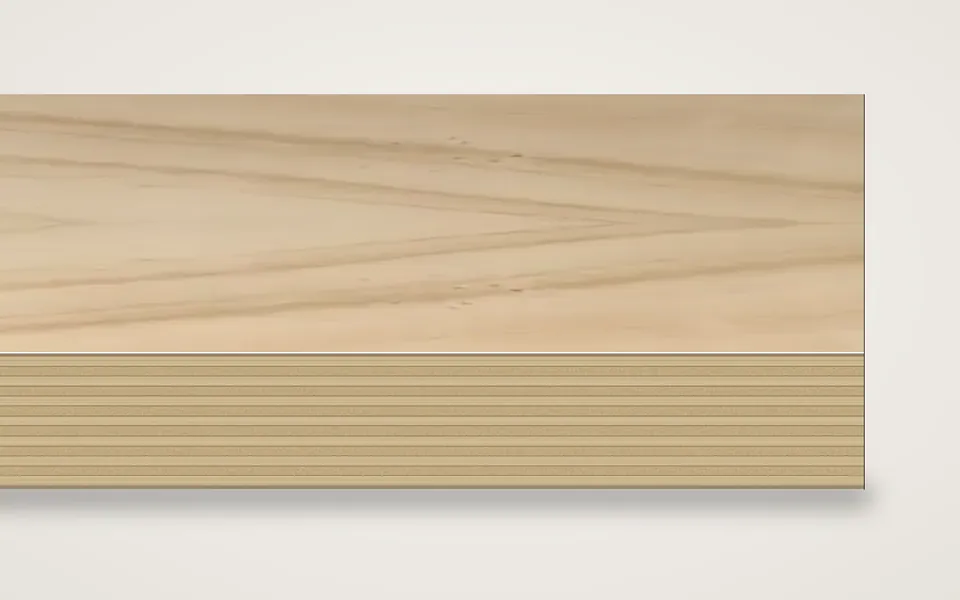 Pappel furnierte Multiplexplatte (Birke) 19 mm – 600 × 800 mm, Zuschnitt nach Maß
