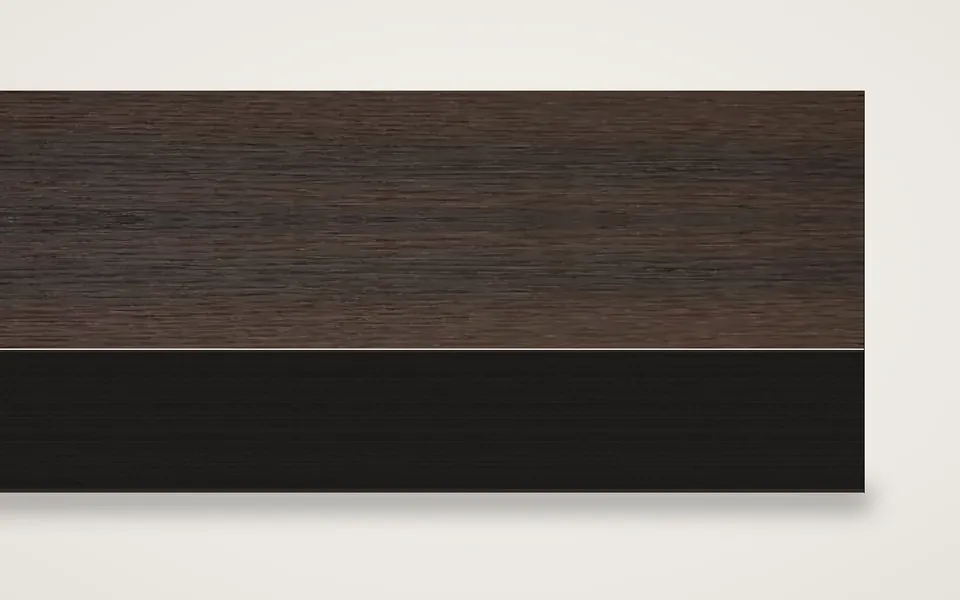 Räuchereiche furnierte MDF-Platte schwarz durchgefärbt 20 mm – 600 × 800 mm, Zuschnitt nach Maß