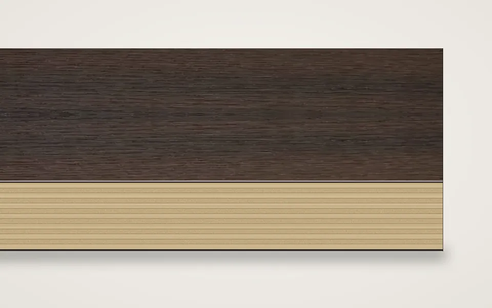 Räuchereiche furnierte Multiplexplatte (Birke) 19 mm – 600 × 800 mm, Zuschnitt nach Maß