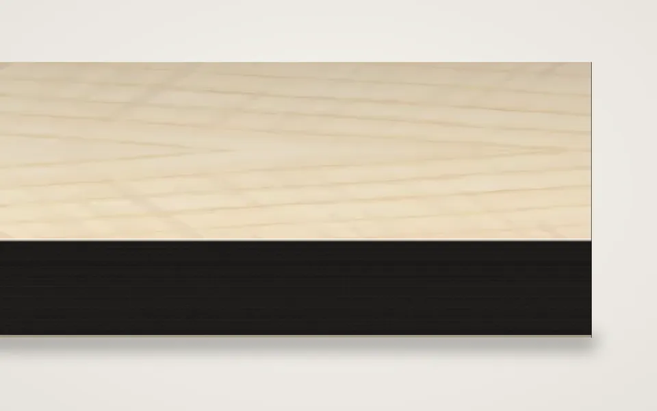 Riegelesche furnierte MDF-Platte schwarz durchgefärbt 20 mm – 500 × 1000 mm, Zuschnitt nach Maß