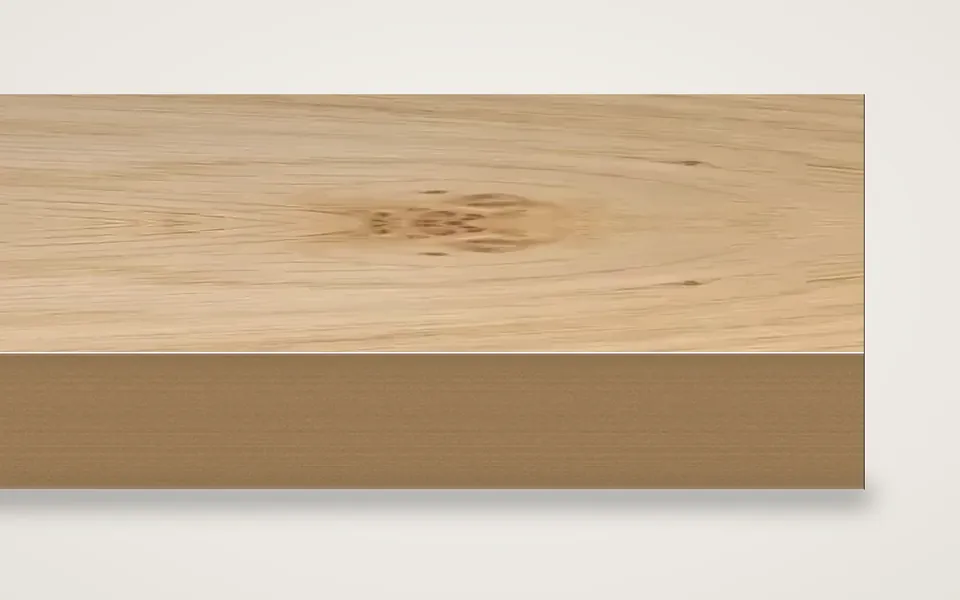 Roseneiche furnierte MDF-Platte 19 mm – 500 × 1000 mm, Zuschnitt nach Maß