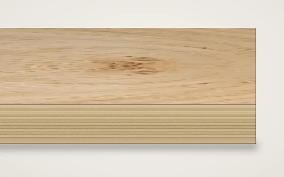 Roseneiche furnierte Multiplexplatte (Birke) 19 mm – 600 × 800 mm, Zuschnitt nach Maß