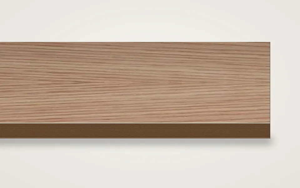 Roteiche amerikanisch furnierte HDF-Platte 7 mm – 500 × 1000 mm, Zuschnitt nach Maß