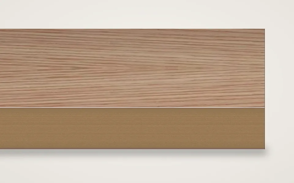 Roteiche amerikanisch furnierte MDF-Platte 19 mm – 600 × 800 mm, Zuschnitt nach Maß